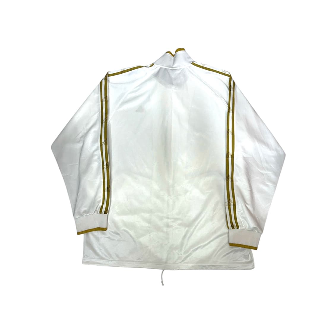 아디다스 화이트 골드 삼선 오버핏 트랙탑 져지 L 상품이미지6