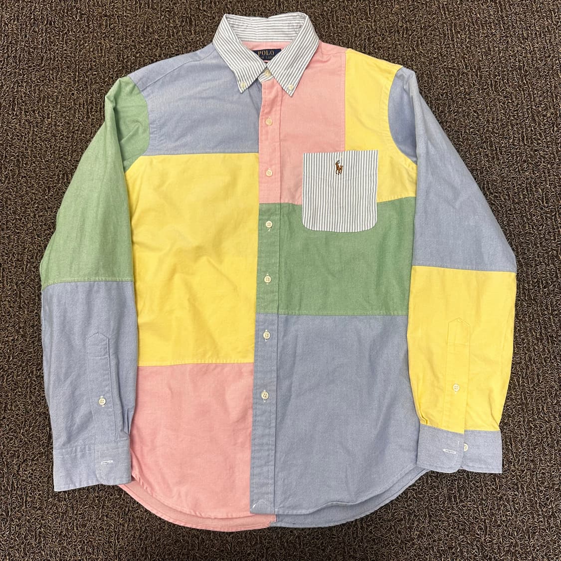 POLO 폴로 랄프로렌 신상 멀티컬러 셔츠 클래식핏 M 상품이미지1