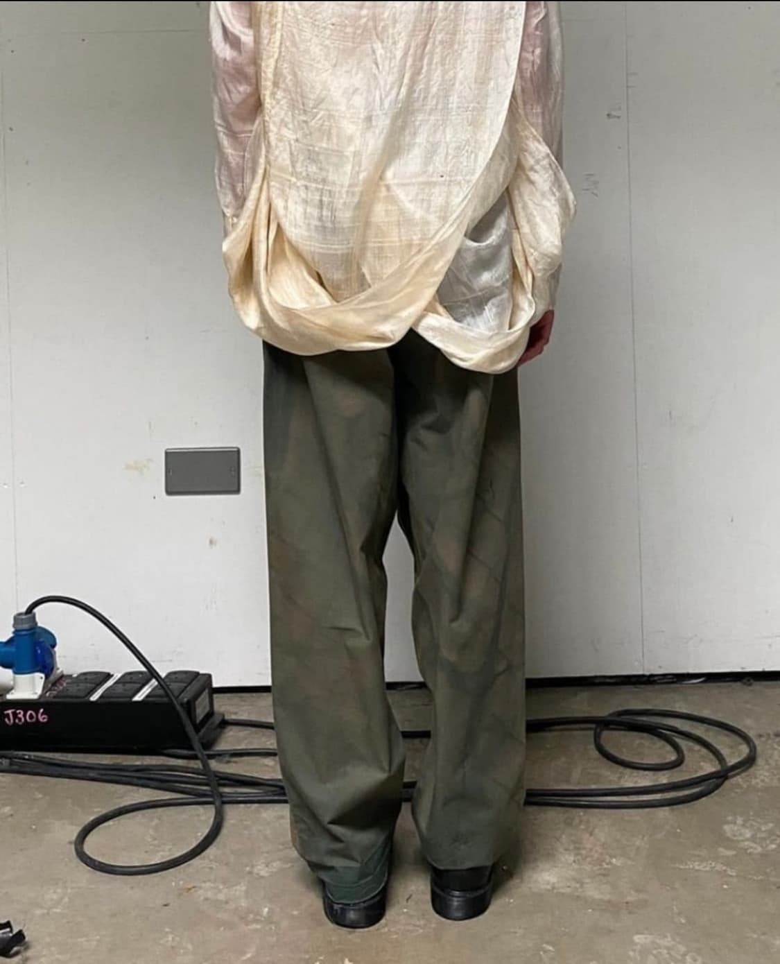 Jiyong Kim 22aw Draped Shirt 상품이미지4