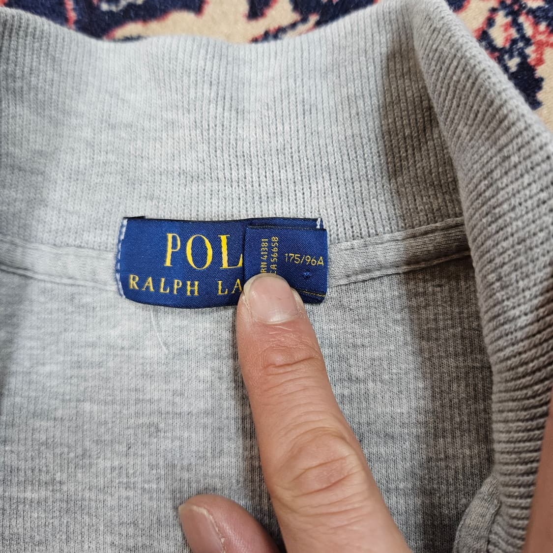 폴로랄프로렌 하프 반집업 니트 M size 상품이미지5