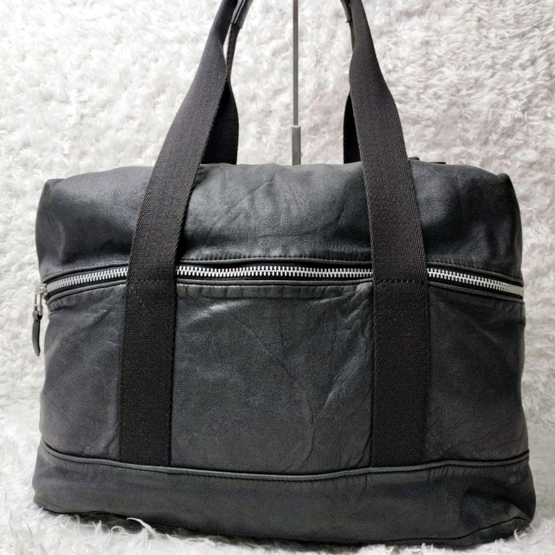 요지 야마모토 소가죽 투웨이 보스톤백 상품이미지1