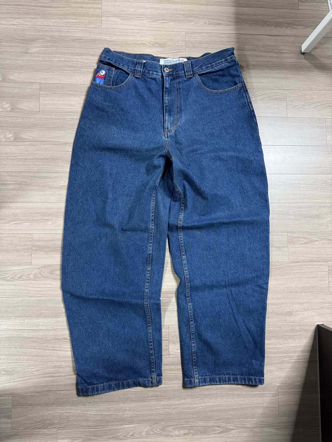 [L] 폴라 빅보이 데님 팬츠 다크 블루 상품이미지1