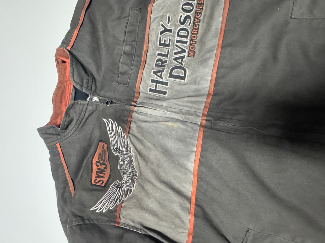 정품!! 할리데이비슨 레이싱 코튼 봄버 자켓 상품이미지8