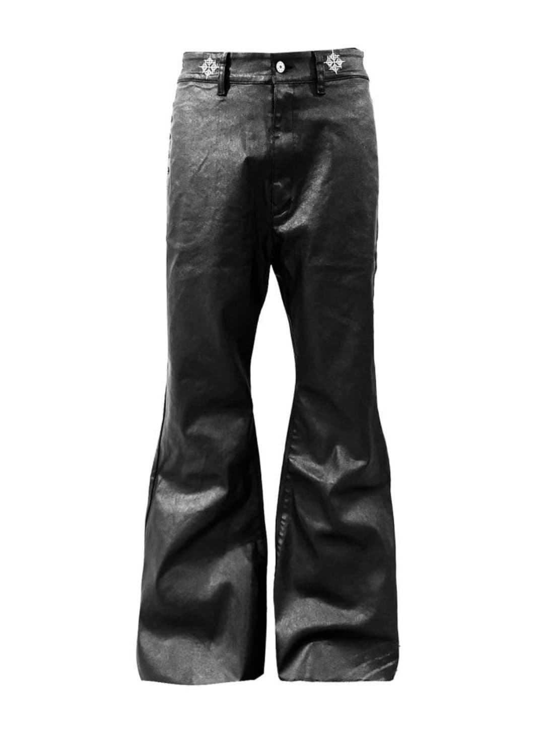 유니크 부츠컷 브러시 왁스 코팅 14oz 데님 팬츠  상품이미지2