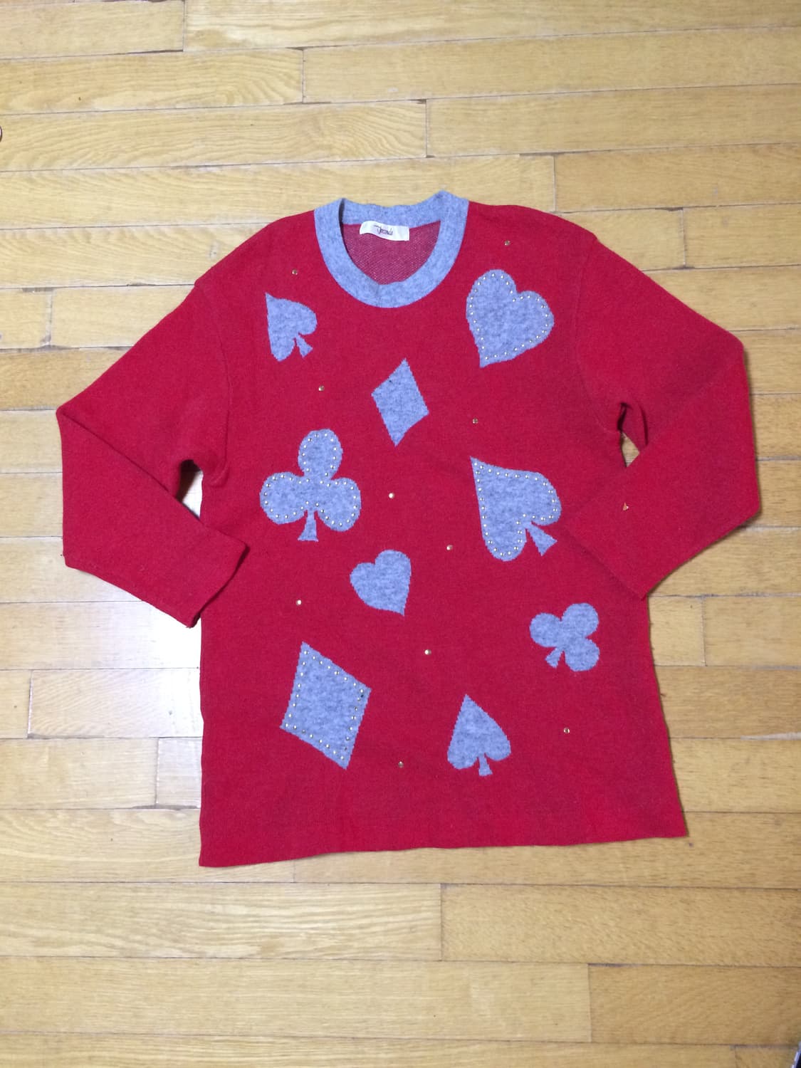 일본빈티지 Voconde 하구미모리걸 할메카지 니트스웨터 상품이미지1