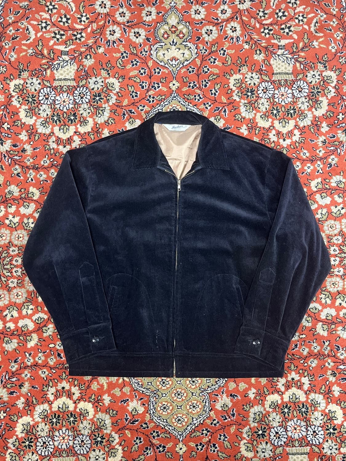 [L] Backers jpn 파이어파이터 자수 블랙 코듀로이 자켓 상품이미지2