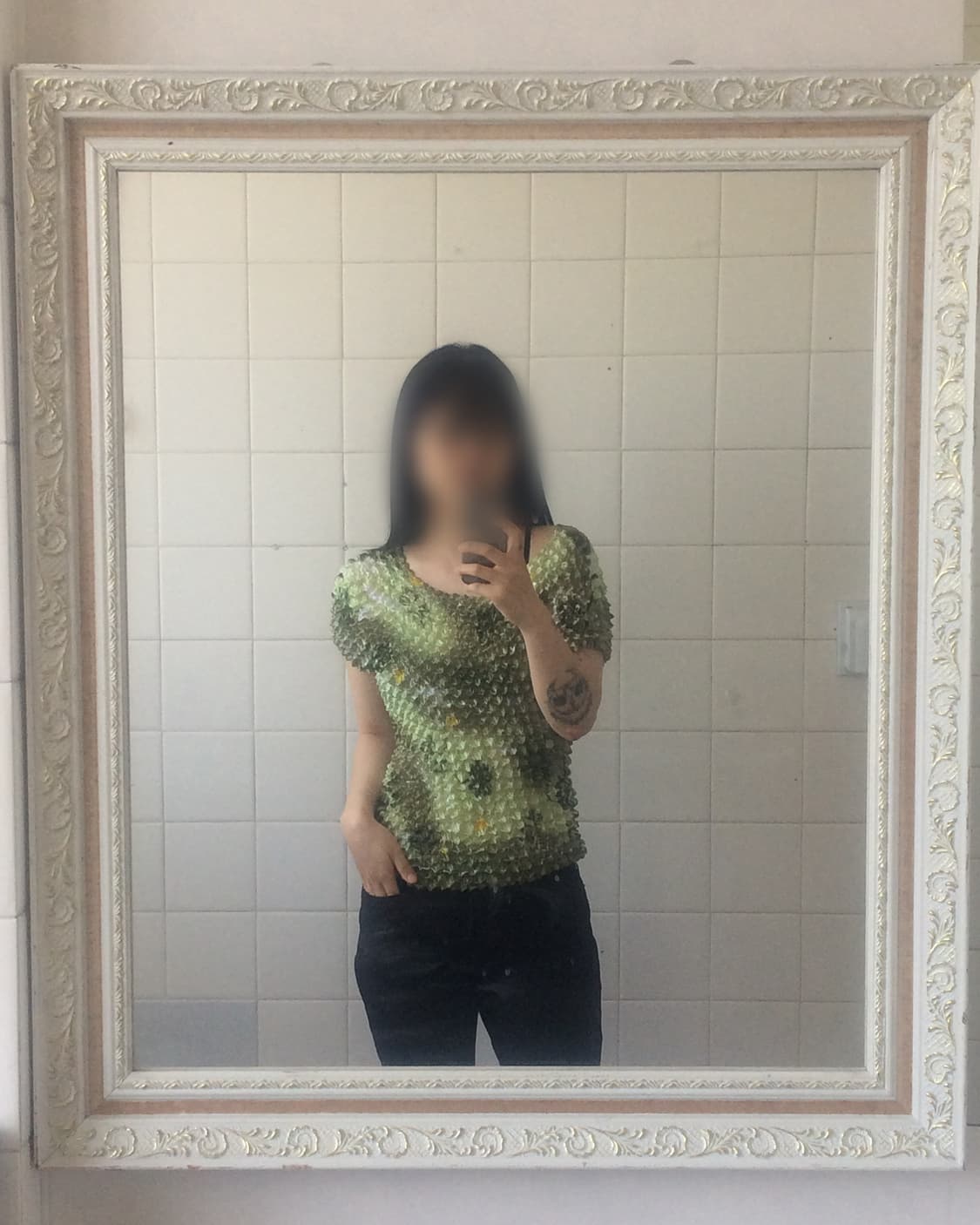 Pleats popcorn top 상품이미지5