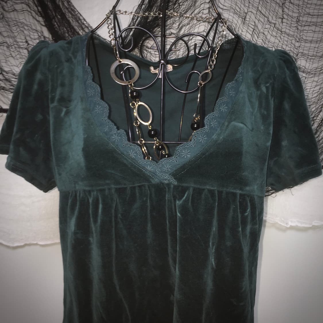 3can4on velvet mori lace T 상품이미지5