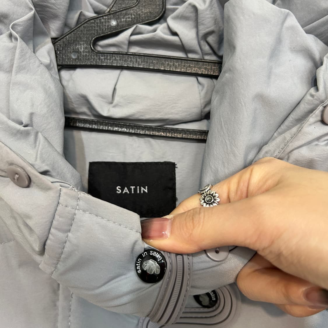 샤틴 구스다운 롱패딩 66 상품이미지2