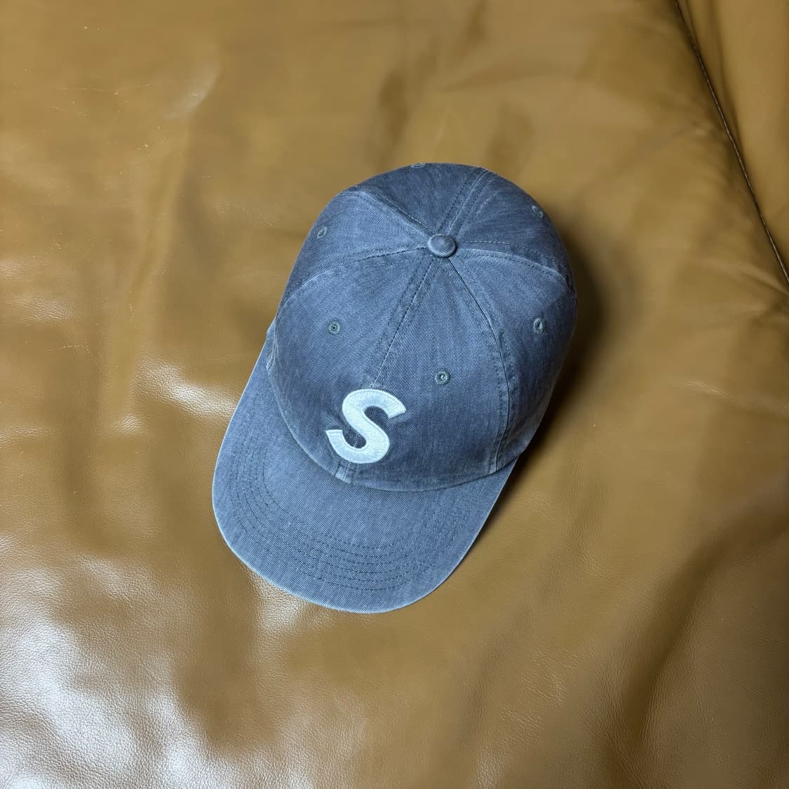 슈프림 S로고 6패널 볼캡 모자 피그먼트 그레이 상품이미지5