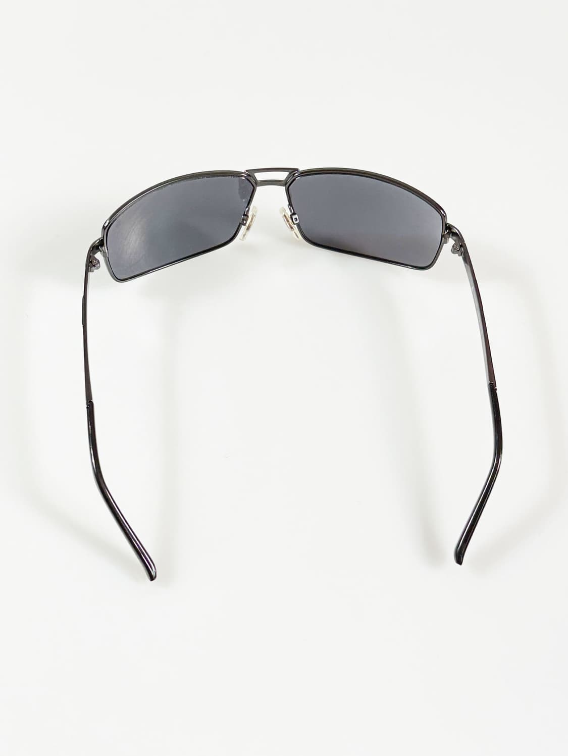 90s OCCHIALI 다크그레이 메탈 스퀘어 빈티지 선글라스 상품이미지5