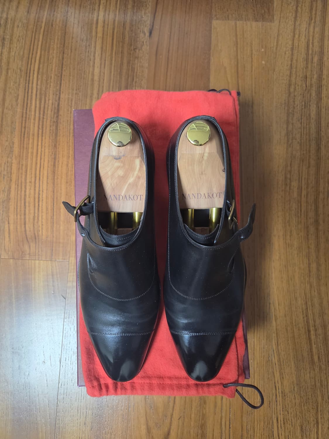 Carmina 남성 블랙 몽크스트랩 구두 상품이미지3