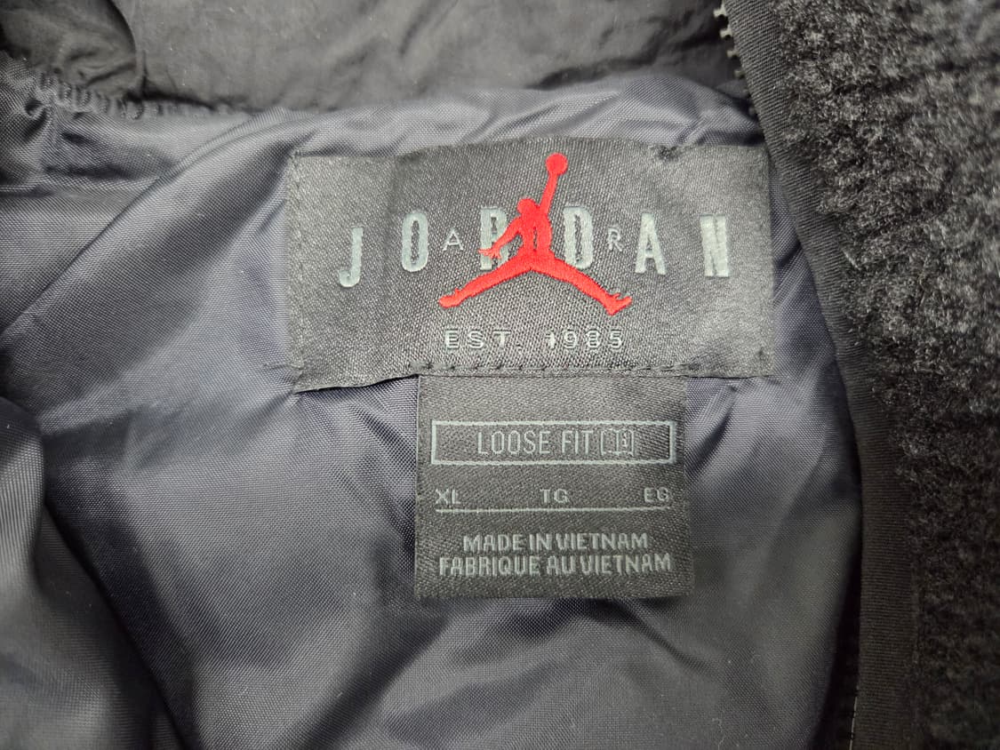 나이키 조던 코지 혜비 플리스 크롭 후드 아노락 블랙 (XL) 상품이미지2