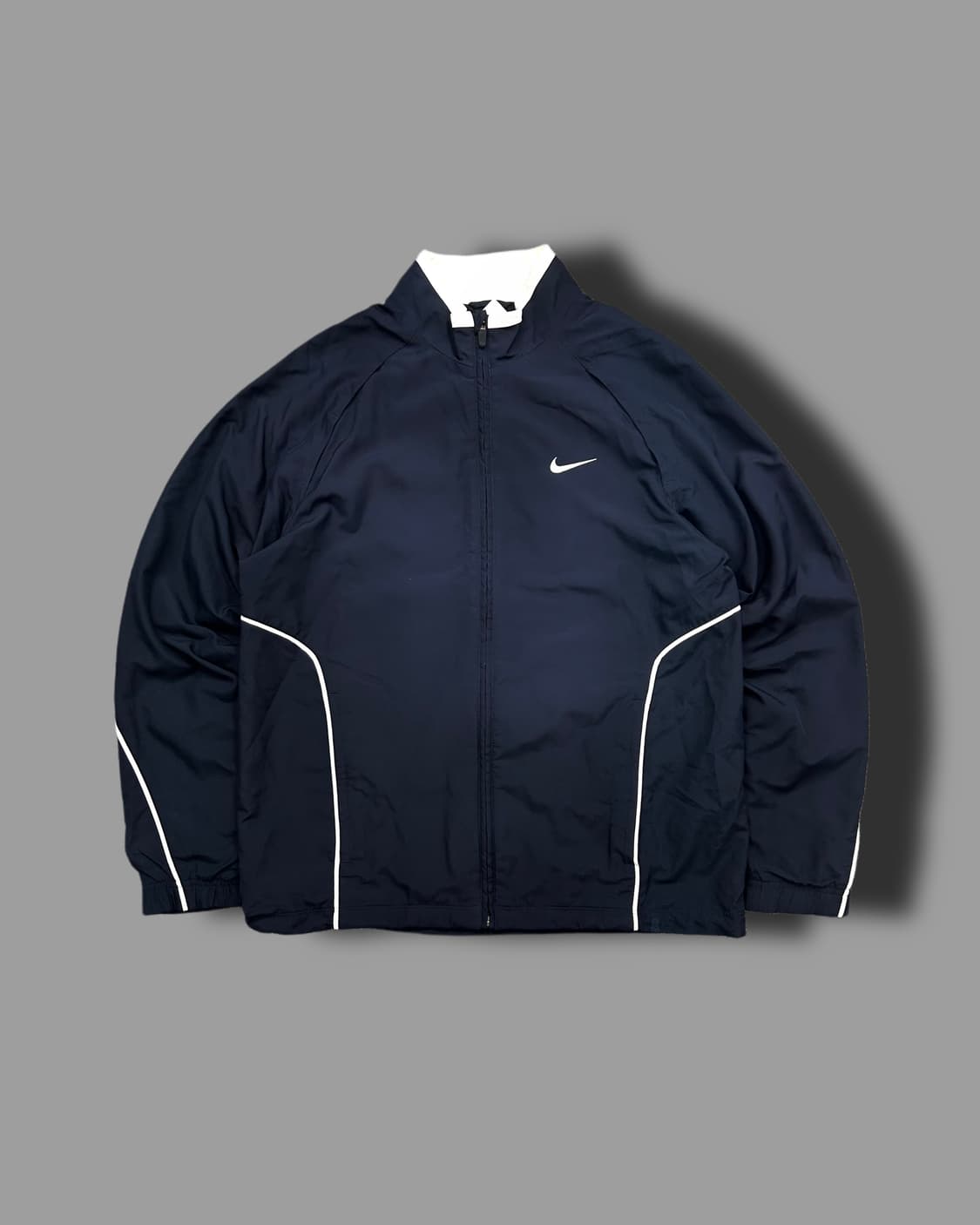 나이키 네이비 올드스쿨 바람막이 L 상품이미지4
