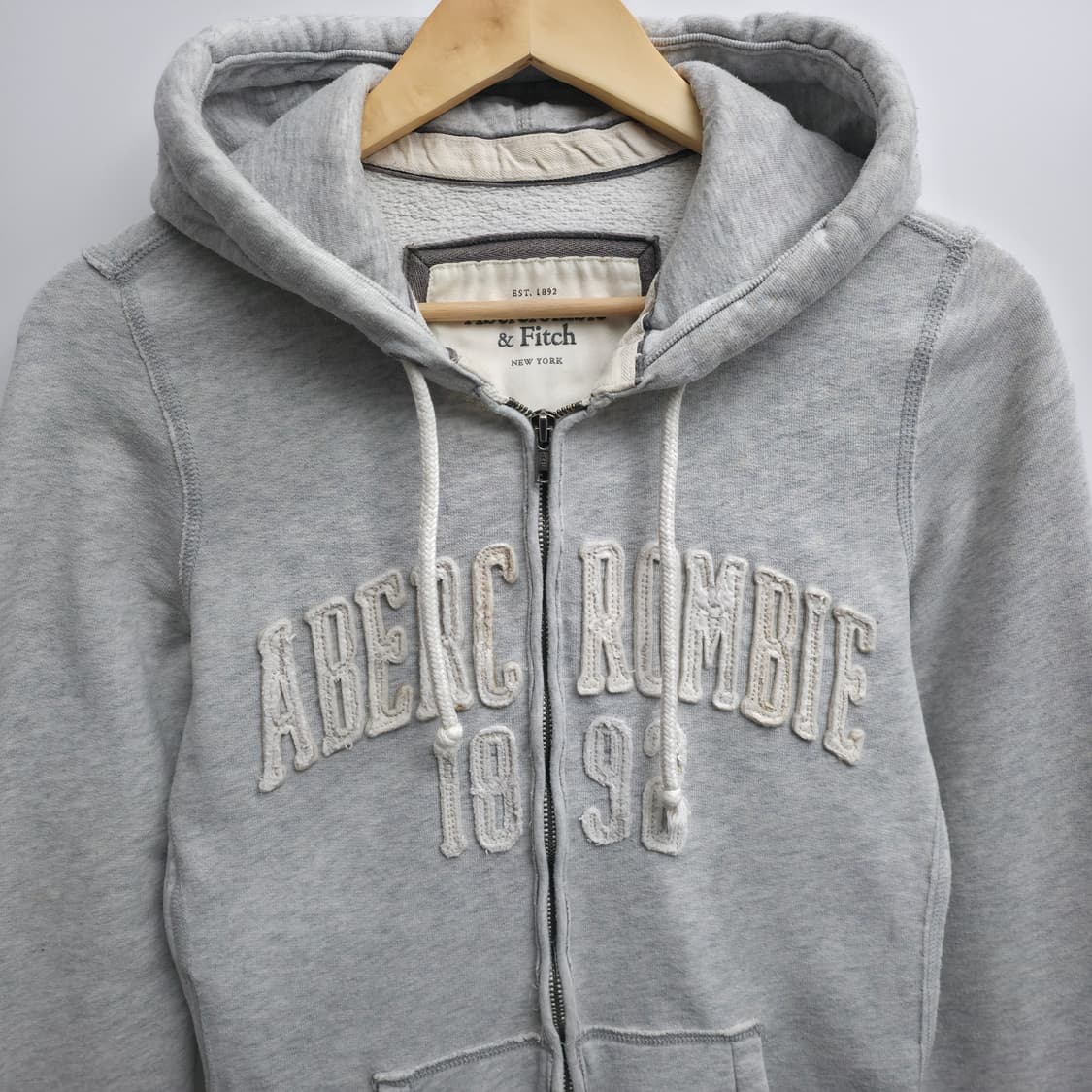 [S] 아베크롬비 그레이 후드집업 상품이미지2