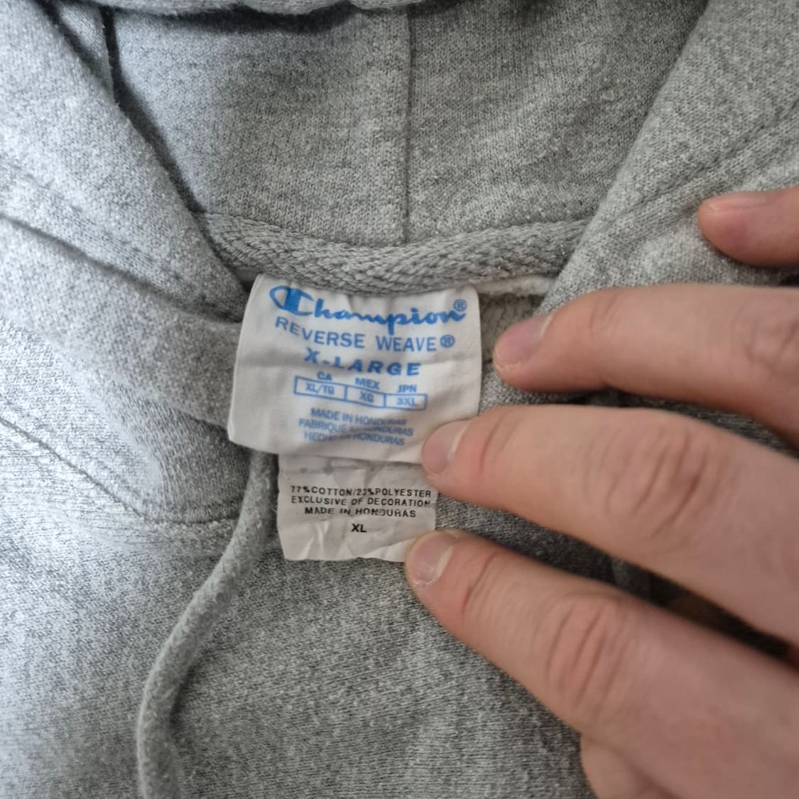 챔피온 리버스위브 스웻 후드 (XL) 상품이미지3
