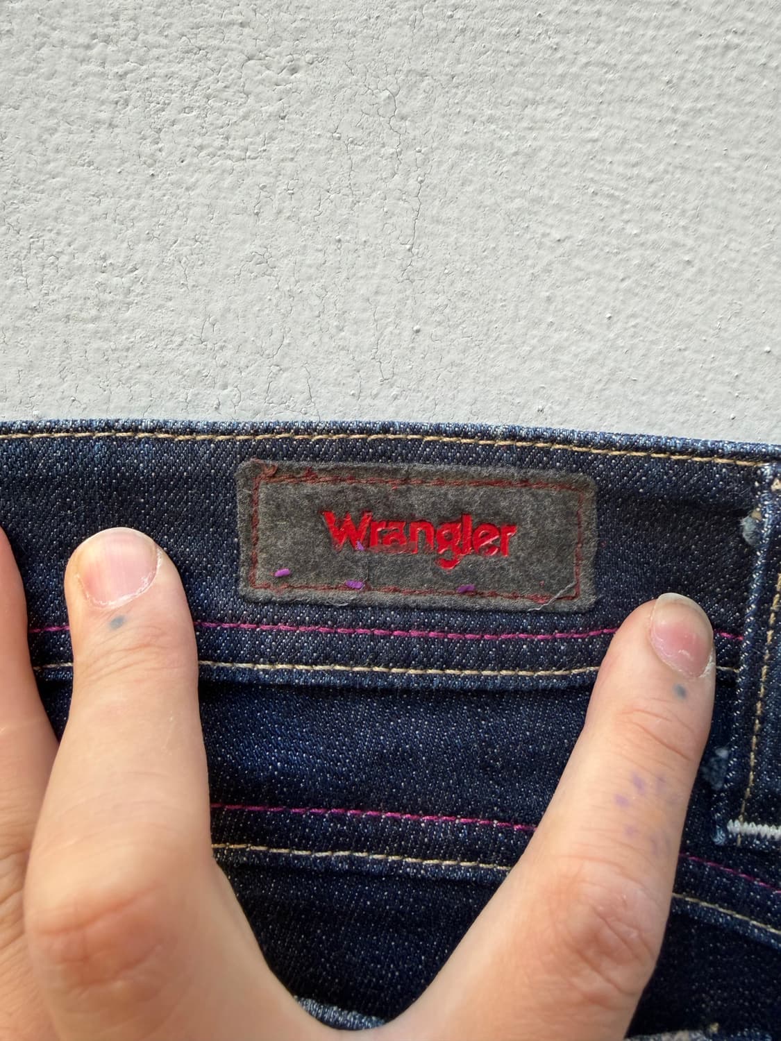 04‘s 랭글러 WR 핑크라벨 플레어 데님 팬츠 부츠컷 청바지 상품이미지5