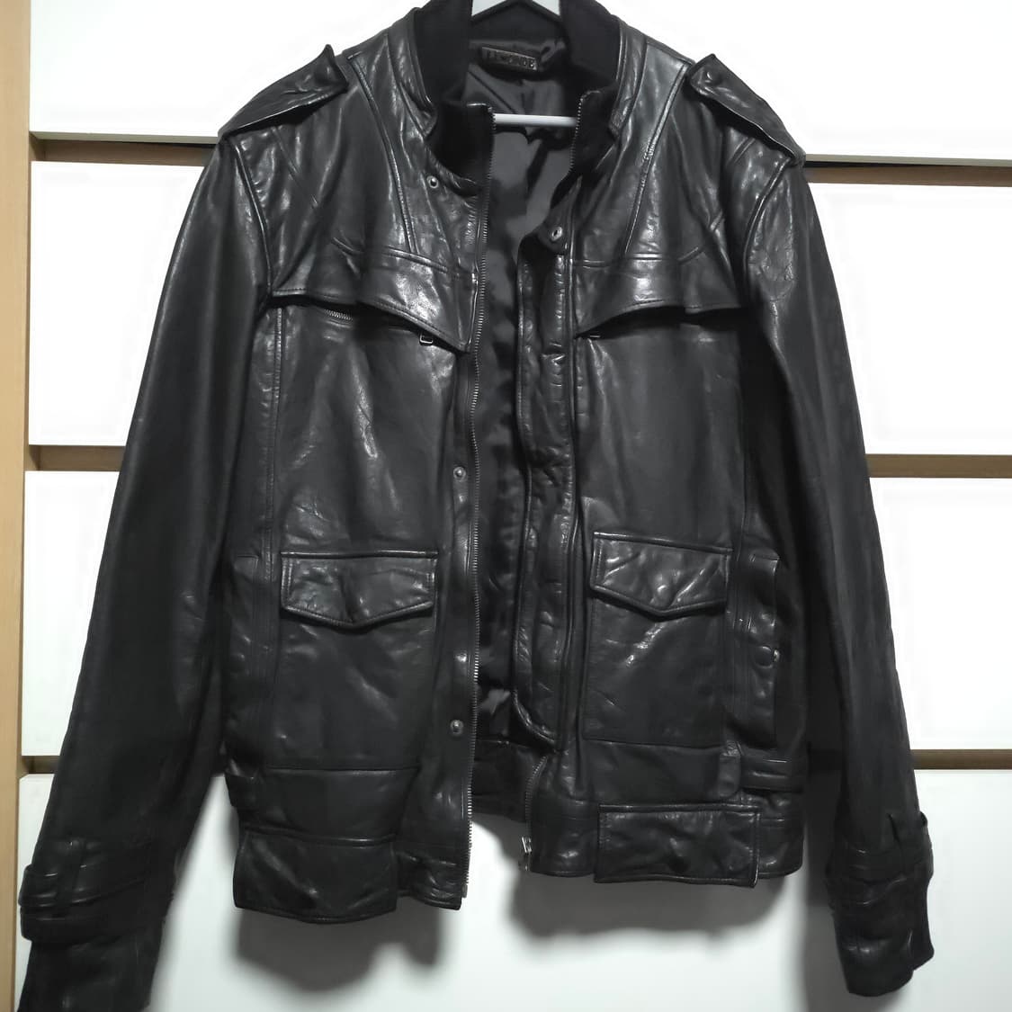 르몽드 남성 양가죽 자켓 블랙 XL 105 상품이미지1