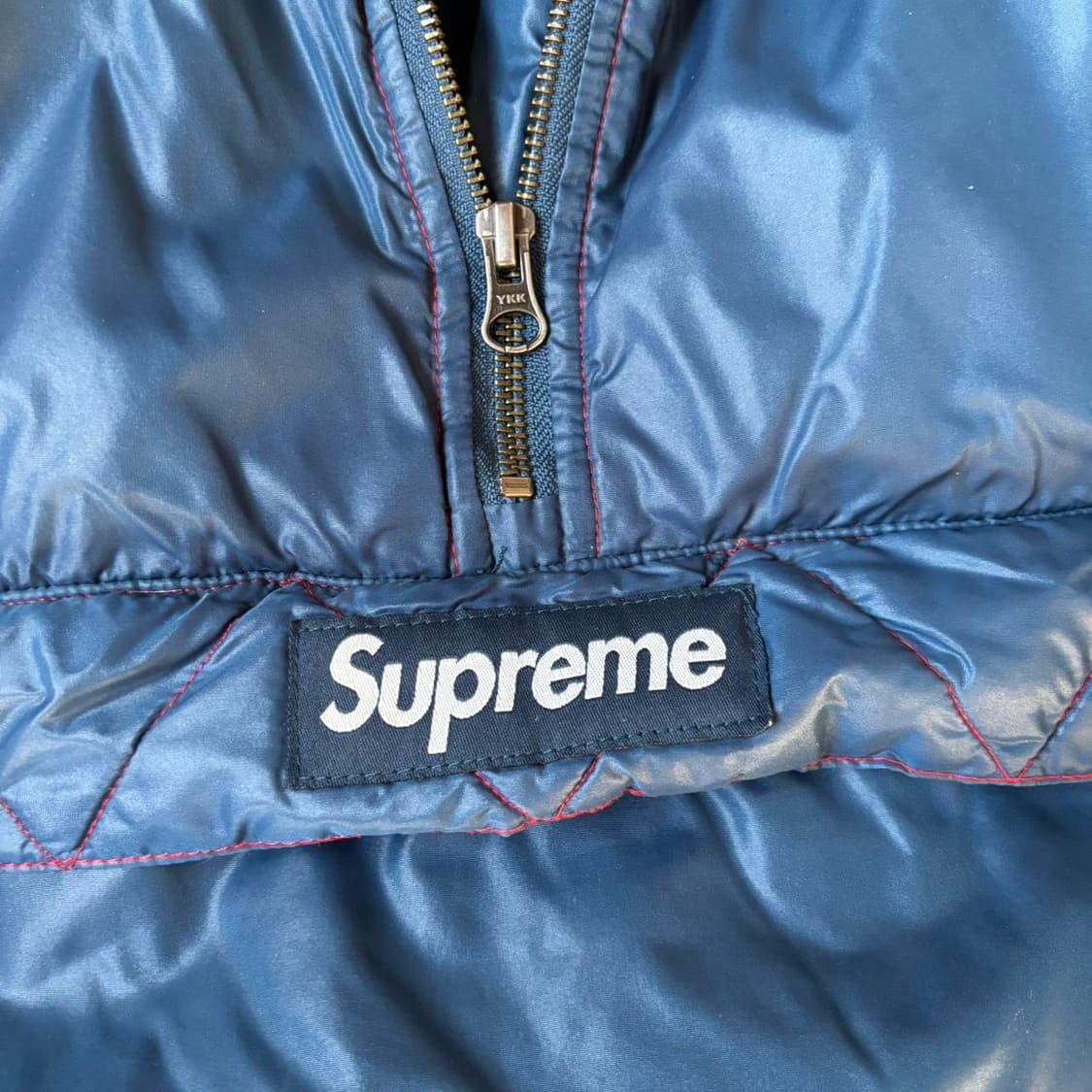 슈프림 콘트라스트 스티치 풀오버 자켓 상품이미지2