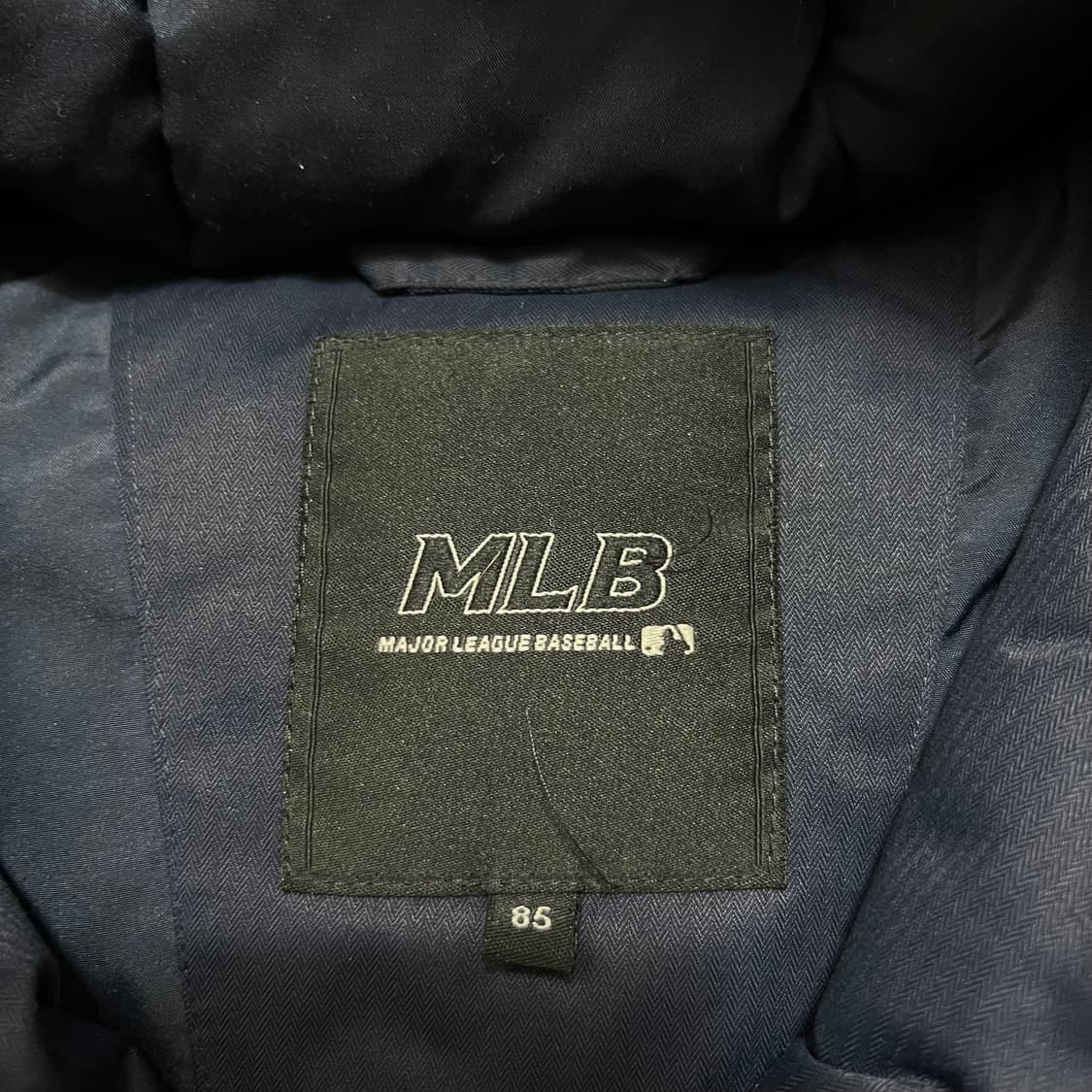 엠엘비 여성 구스다운 와펜 퍼후드 야상패딩 점퍼 [네이비] XS/85 상품이미지5