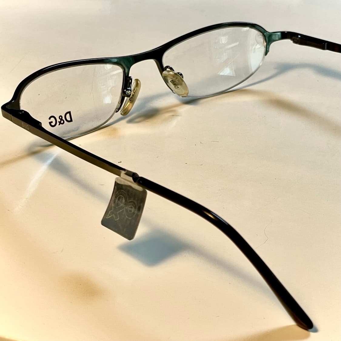D&G 돌체엔가바나 반무테 빈티지 안경 판매합니다 상품이미지3