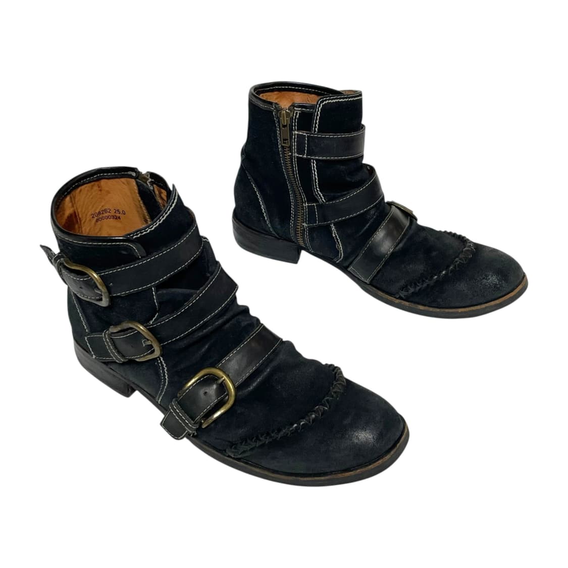 훕데두 주름가공 파이럿 부츠 상품이미지2