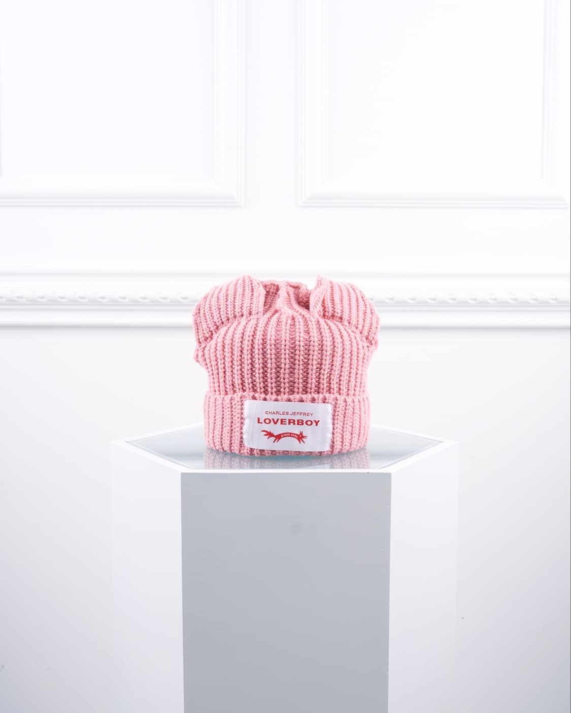 Charles Jeffrey LOVERBOY 청키 이어 핑크 비니 상품이미지2