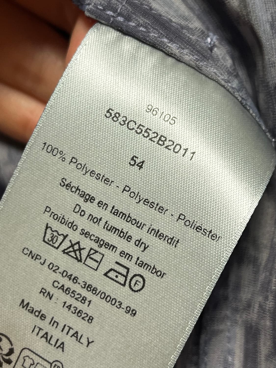 디올 오블리크 블루종 상품이미지3