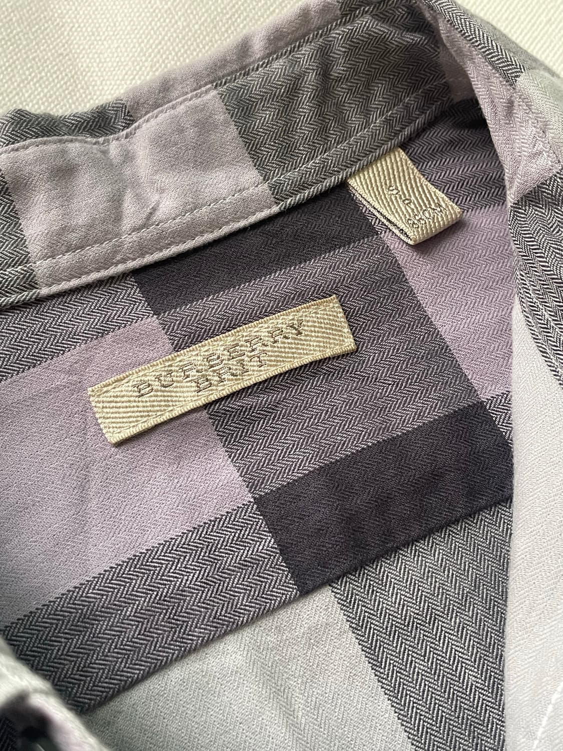 [정품] 버버리 브릿 셔츠 자이언트 체크 셔츠 상품이미지2