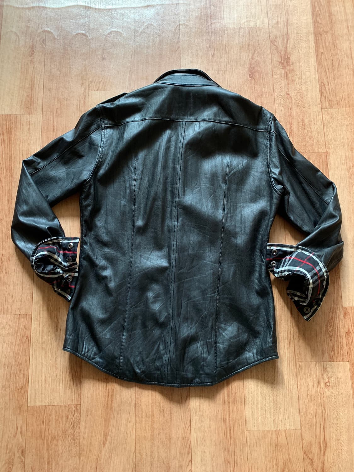 버버리 블랙라벨 양가죽 자켓 L 상품이미지4