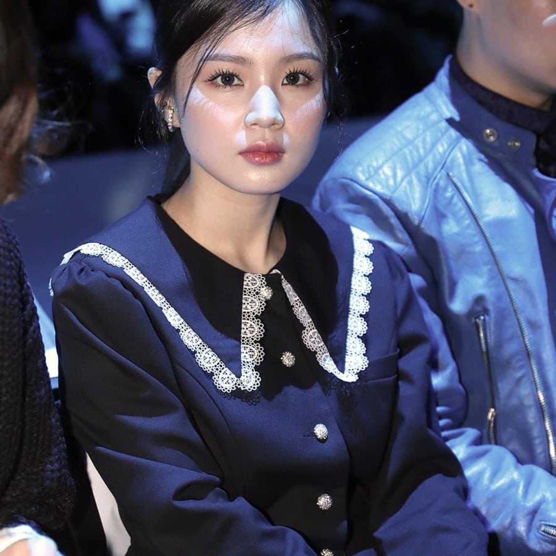더센토르(CENTAUR) 이하이 레이스카라 블라우스자켓 55 새상품 상품이미지3