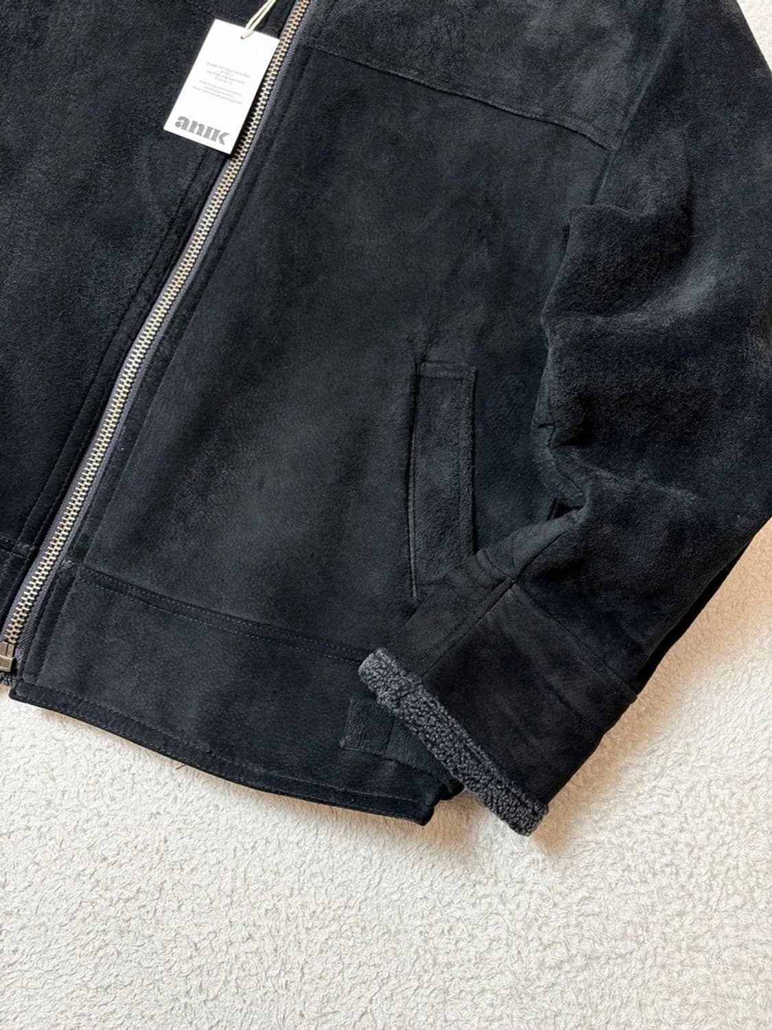 HIDE 90's 100% 돈피 스웨이드 무스탕 자켓 PN6547 상품이미지5