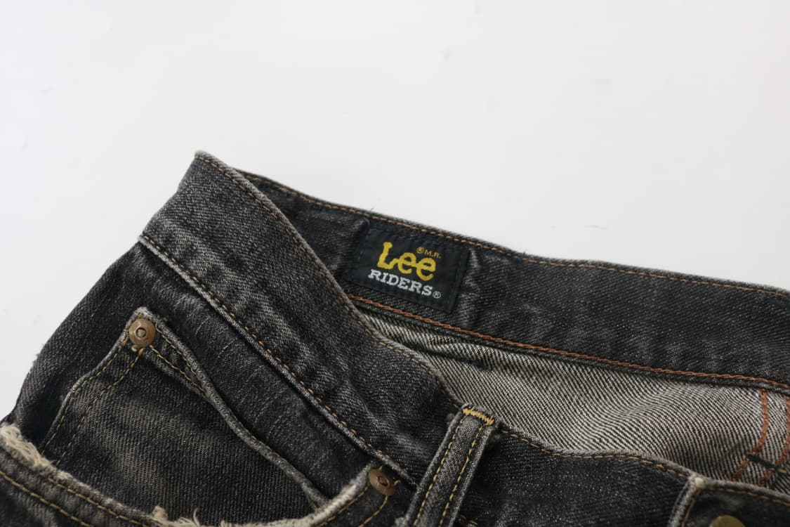 Lee 리 빈티지 에드윈 오리지널 라이더스 페이딩 블랙 데님 팬츠 (31 상품이미지5