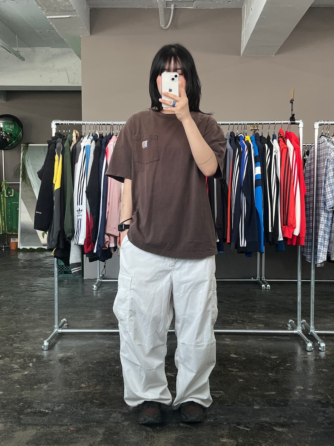 칼하트 포켓 반팔 티셔츠 (B062)   상품이미지3