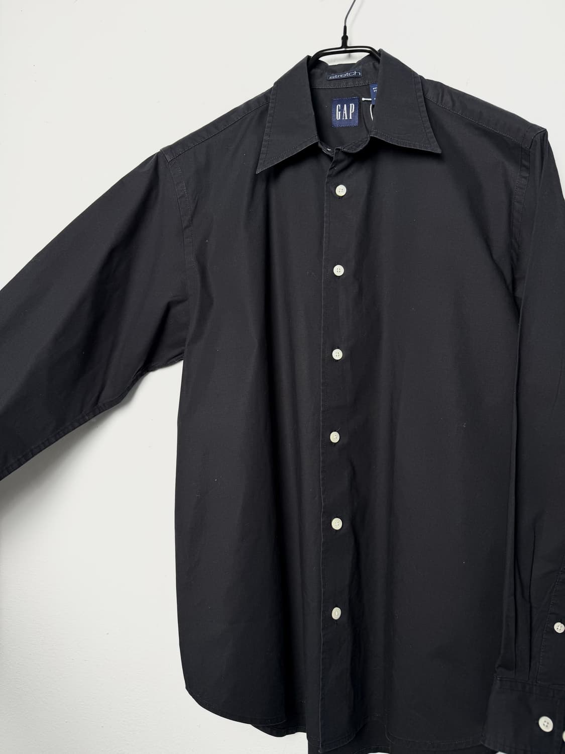올드 갭 블랙 스트레치 셔츠 상품이미지2