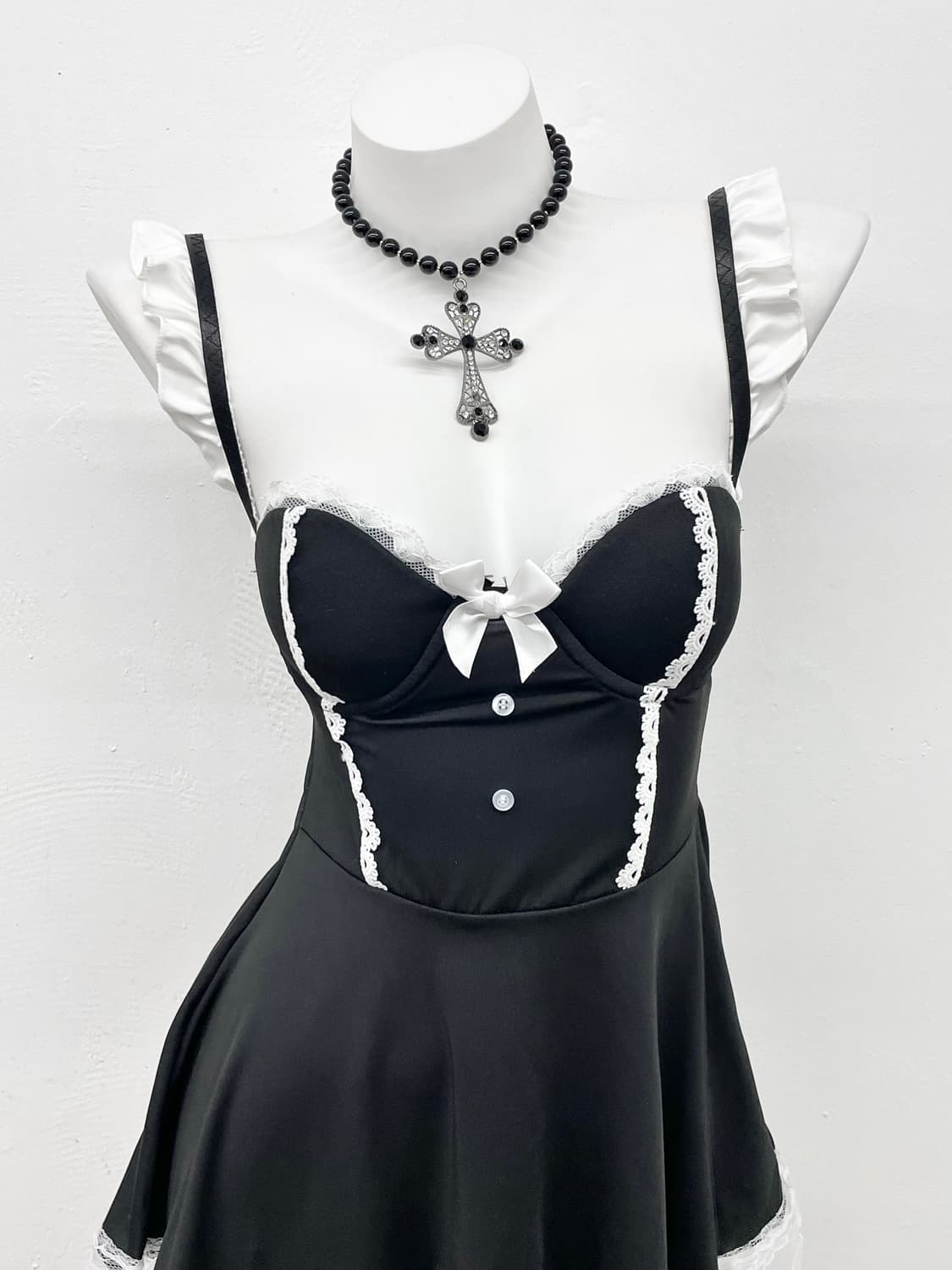 갸루 메이드 슬립 상품이미지2