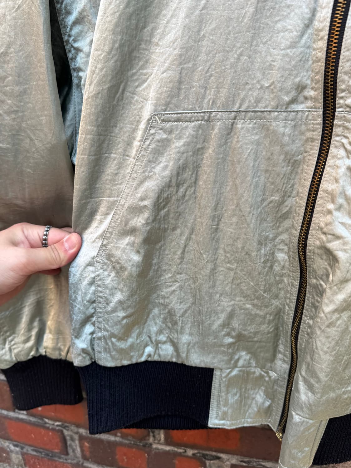 미치코 코시노 런던 스펠아웃 나일론 봄버자켓  상품이미지7