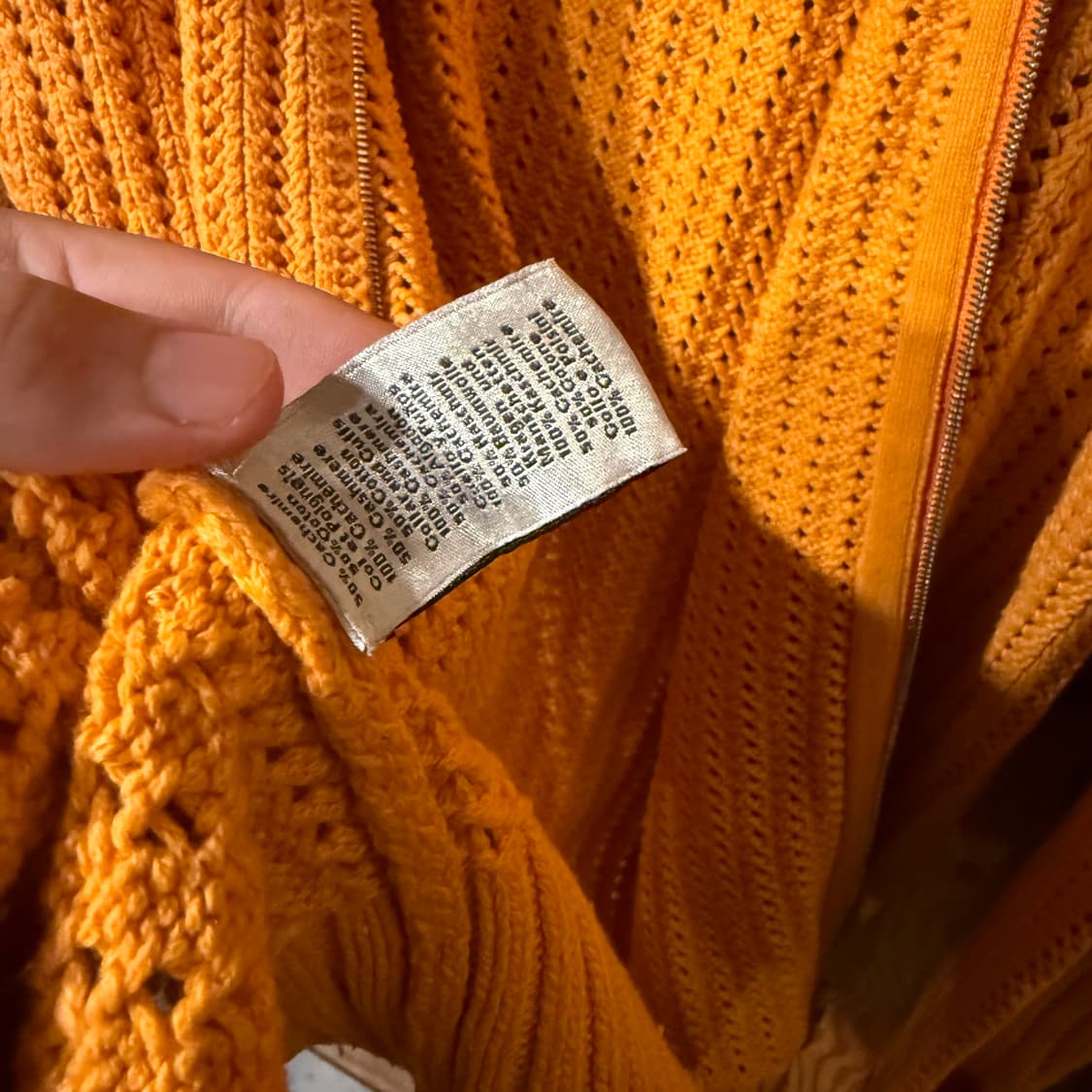 에르메스 캐시미어 혼합 집업 가디건 자켓  상품이미지7