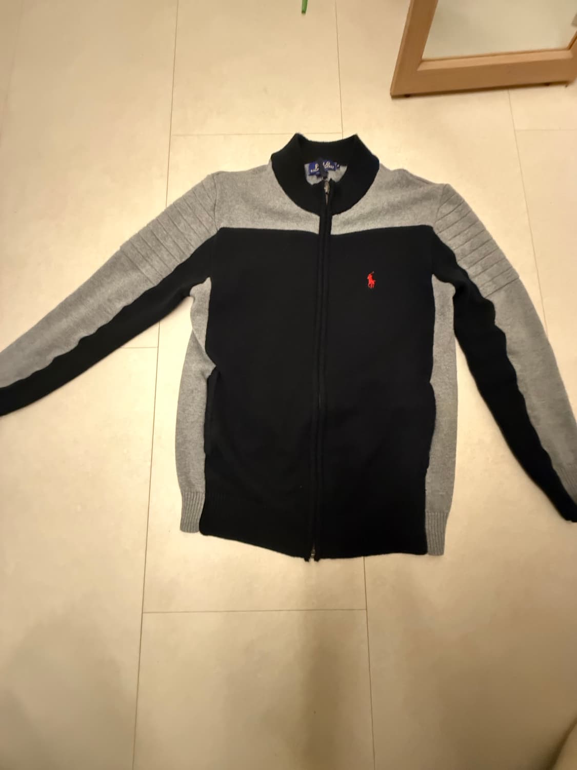 폴로 니트집업 상품이미지2