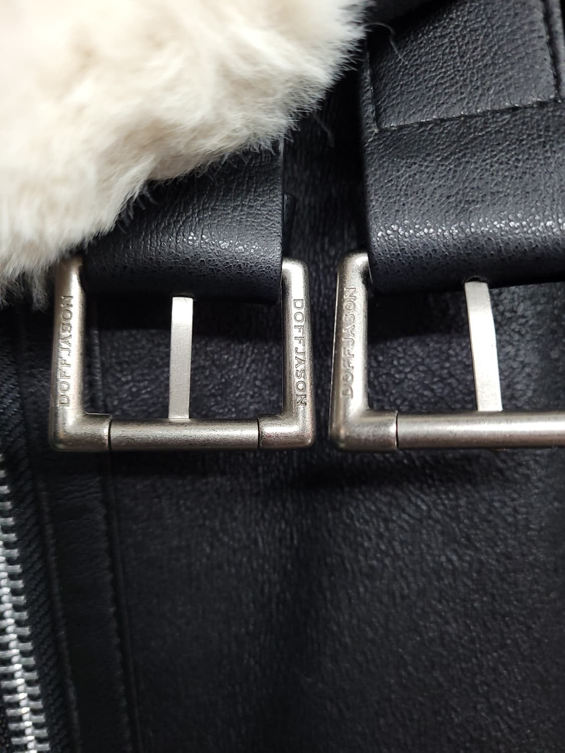 도프제이슨 하프넥 무톤 무스탕 자켓 상품이미지4