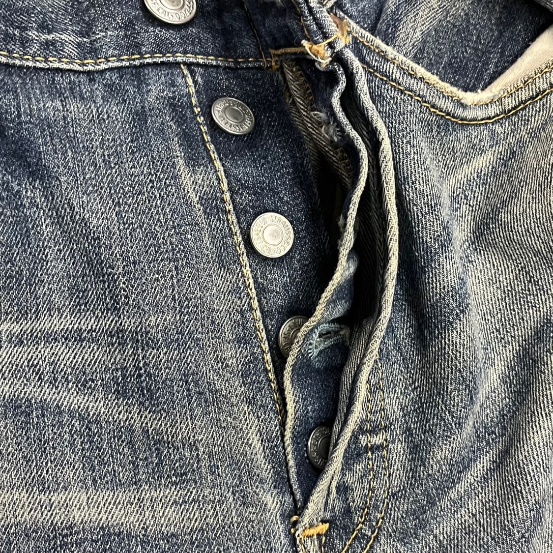 [정품] 리바이스 워싱 데님 청바지 b8 상품이미지5