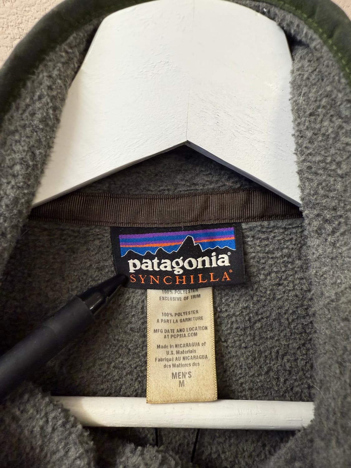 파타고니아 신칠라 그레이 올리브 M 상품이미지3