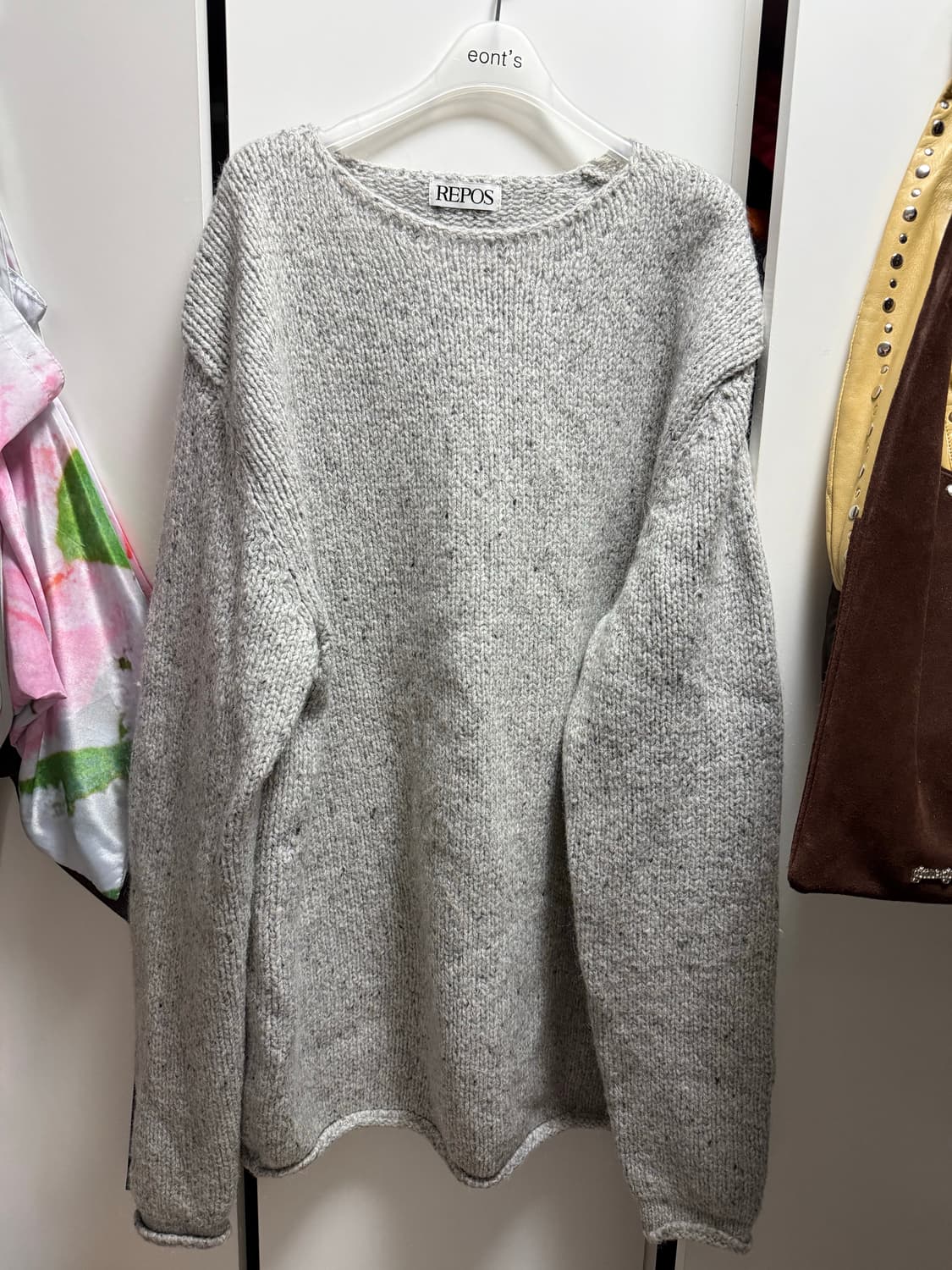 리포스 크루넥 니트 상품이미지2