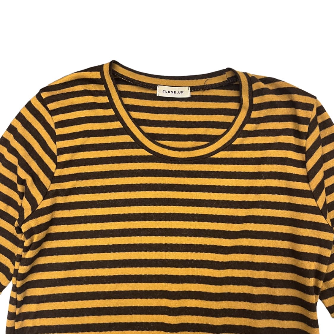 스트라이프 니트 롱슬리브 탑 Close.up 상품이미지4