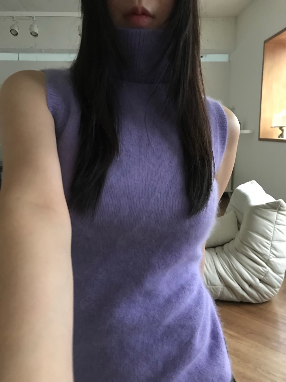 vintage angora turtle neck knit 상품이미지2