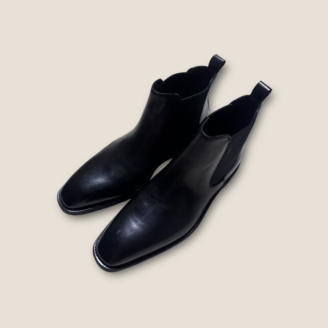 소가죽 핸드메이드 블랙 첼시부츠 (43 / 270) 상품이미지1