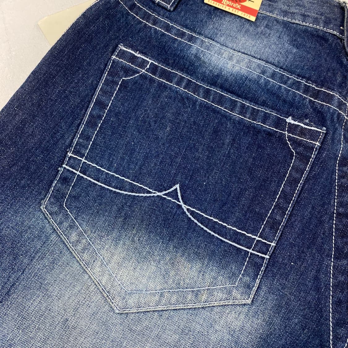  아비렉스 데드스탁 루즈핏 워싱 데님 진 (34)  ﻿ 상품이미지3