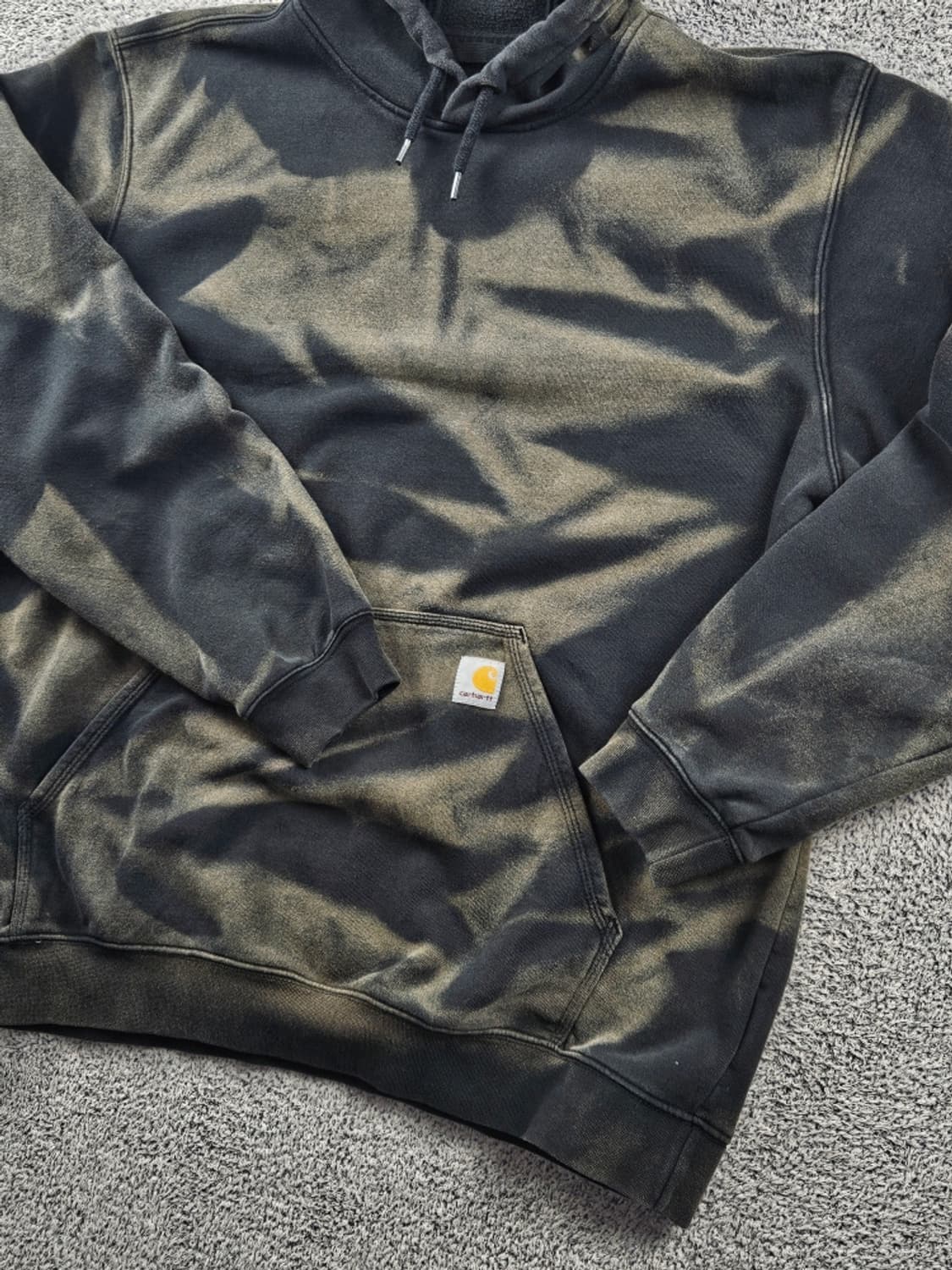 칼하트 다잉 워시드 커스텀 후드 티셔츠 ( XL ) / 10690 상품이미지6