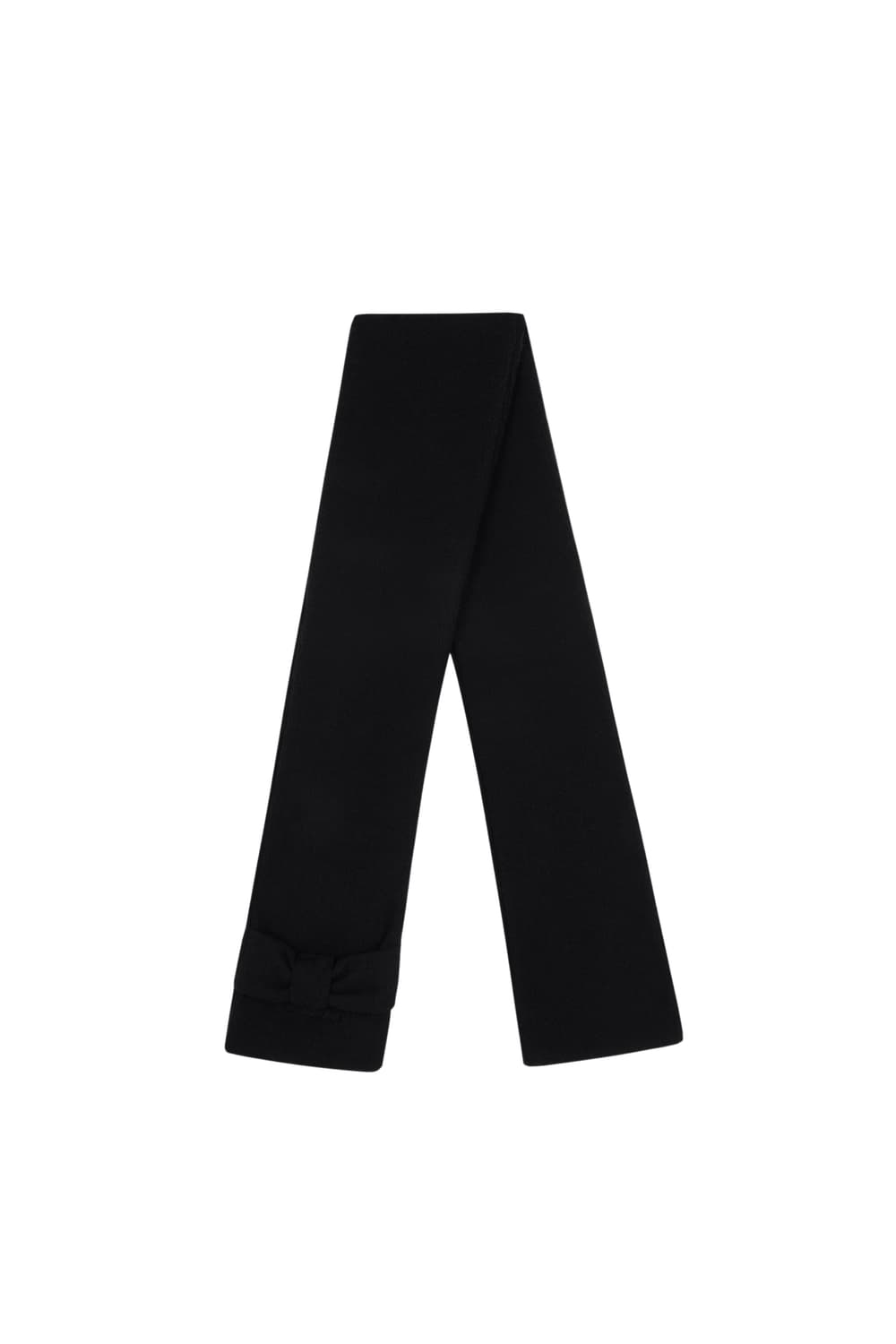 클리시어 베이비 리본 머플러/블랙/새상품 택O/무료배송 상품이미지3