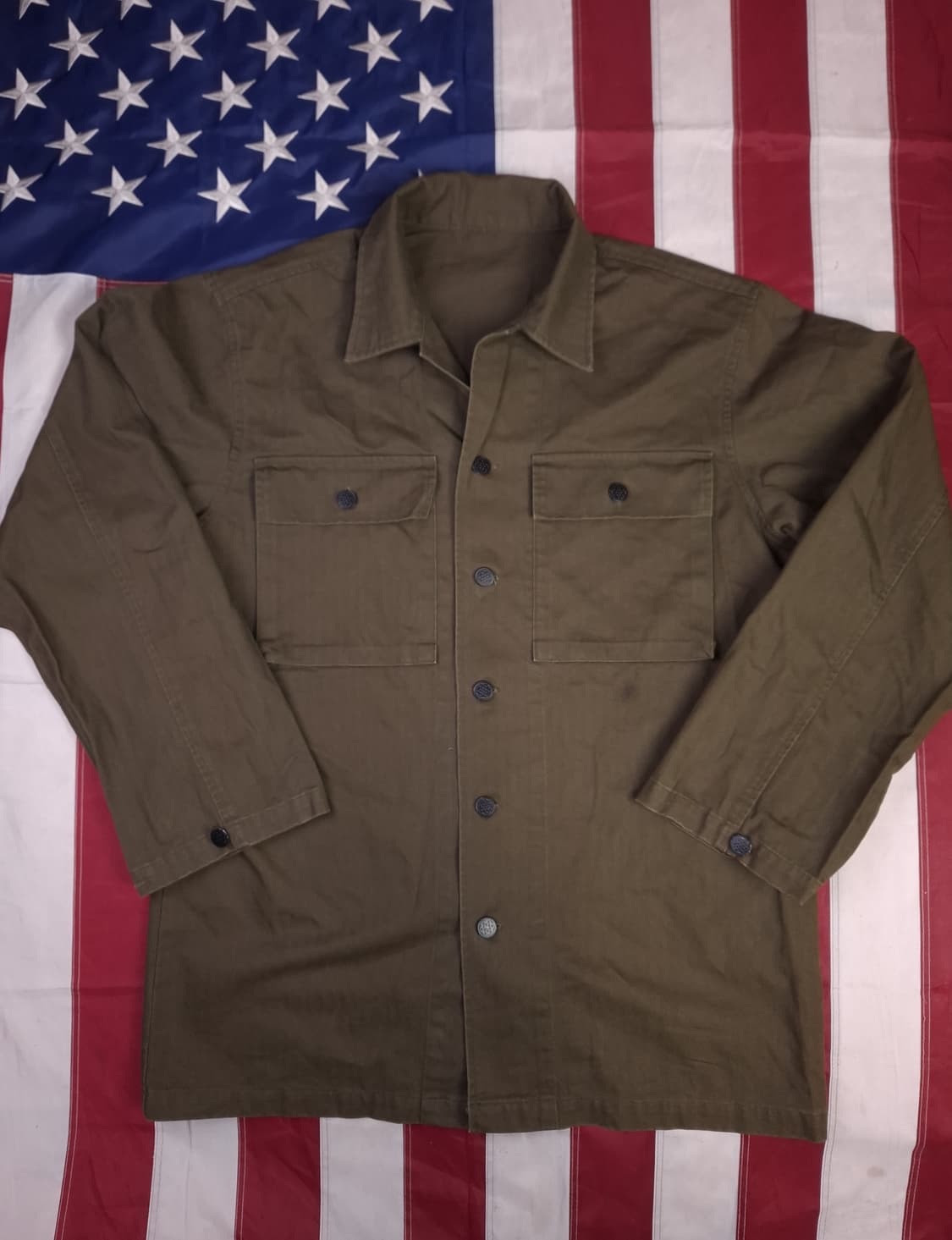 WW2 미군 HBT 복각 전투복 상의 상품이미지1